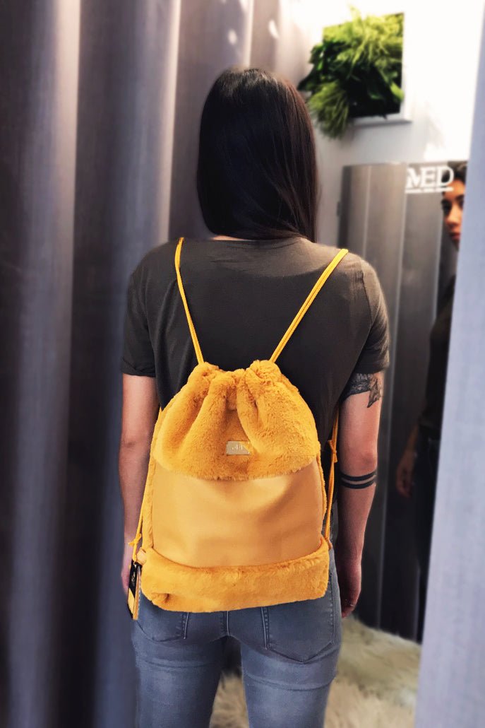 Gym Bag "FLUFFY" - senfgelb - Manuel Essl Design