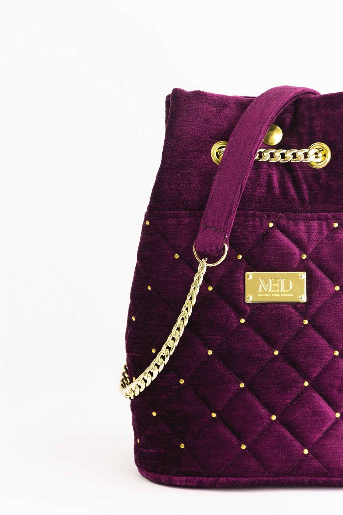 Beuteltasche "RICH IN VELVET" - lilac - Manuel Essl Design