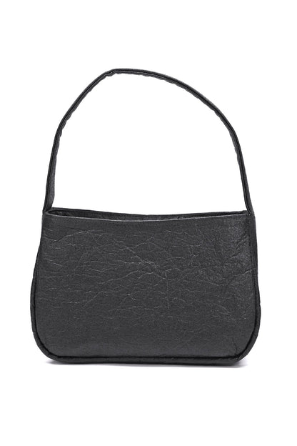 Hobo - Tasche aus Ananasleder - noir - Manuel Essl Design