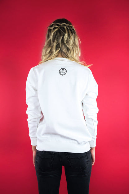Sweatshirt "ROSE" - weiß - Manuel Essl Design