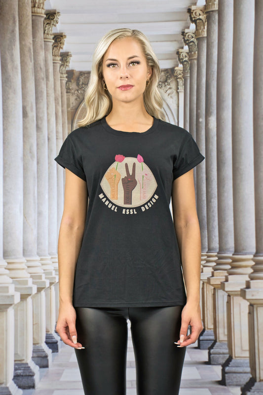 T-Shirt "EQUALITY" - schwarz - Manuel Essl Design